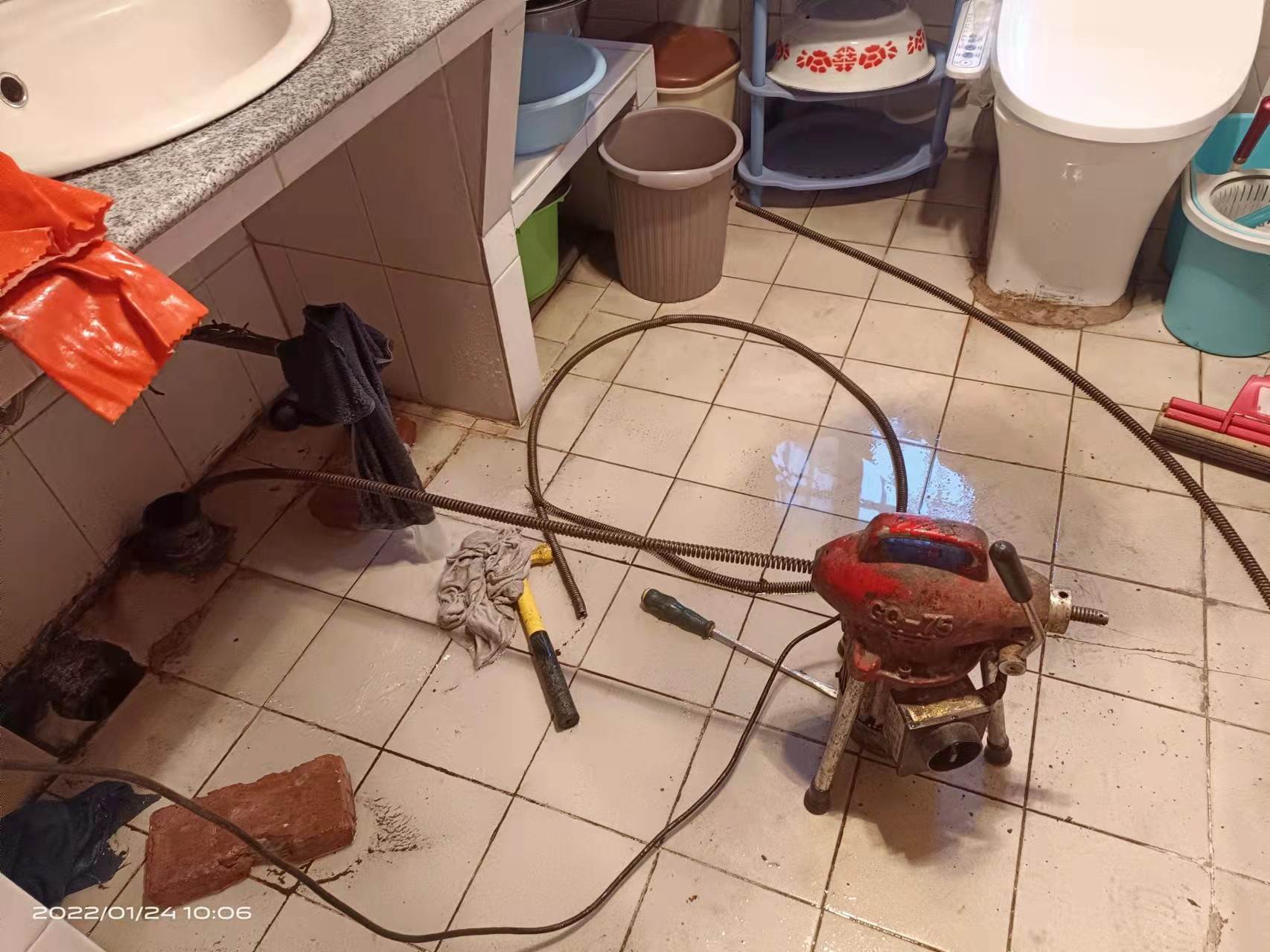 安次疏通厨房下水道，地漏疏通